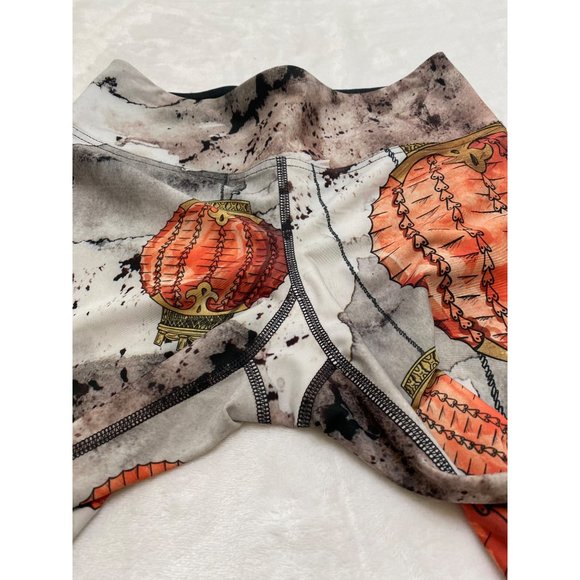 New Eagle Rock WerkShop Lanterns - Triathlon Capri Leggings Size Small - Picture 6 of 10